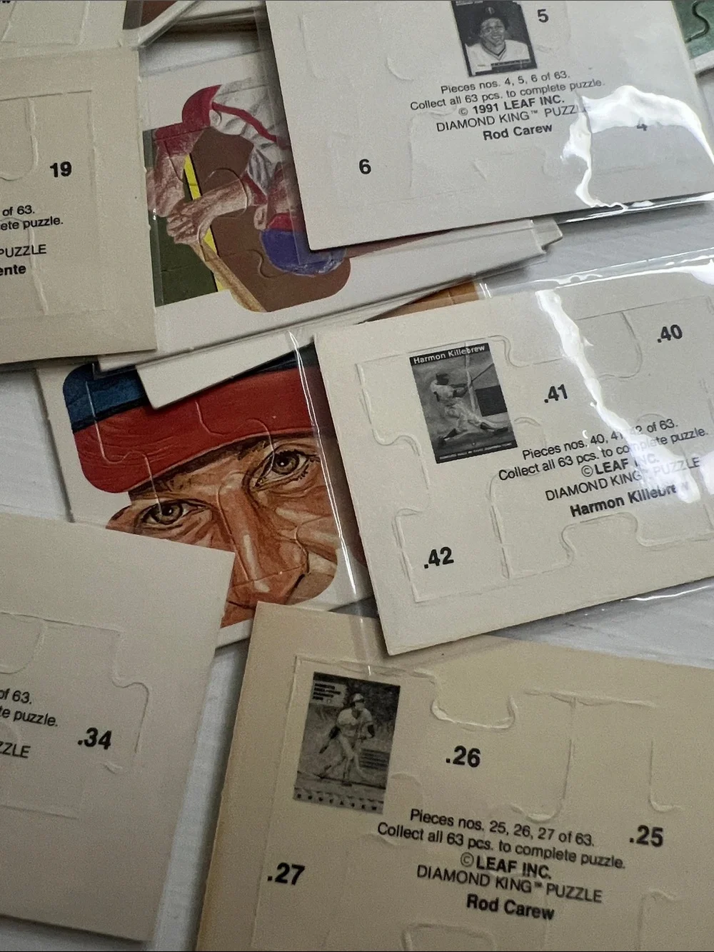 40+ Donruss King Puzzle Miscellaneous Baseball Card Lot